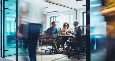 Busy day in the office