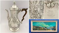 Antiques: George III Cork silver coffee pot to be auctioned in Bandon