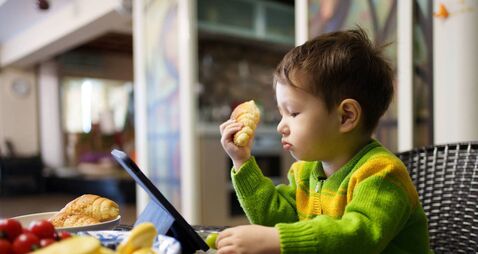 Children's dependence on electronic products