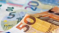 Euro banknotes
