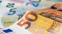Euro banknotes
