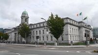 Campaigners rally at Cork City Hall in protest against LNG terminals