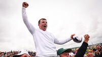 Jonathan Keane celebrates after winning the South of Ireland Men's Amateur Open 27/7/2025