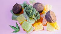 Medical Marijuana Edibles, Candies Infused with CBD HHC or THC Cannabis in food industry