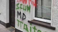 Taoiseach’s Cork office vandalised again in overnight graffiti attack