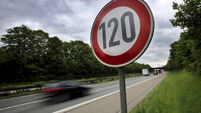Germany-Speeding Car