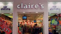 Fears for Irish stores as fashion retailer Claire's Accessories files for bankruptcy in the US