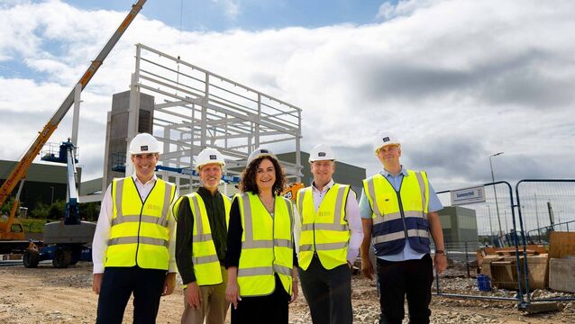 <p>(Left to right) Denis Mulcahy, Commercial Portfolio Director with JCD Group; Ciaran Kearney, Project Manager with CWS Workwear; Anita Coote, Managing Director with CWS Workwear; Martin O'Brien, Director of JCD Group and Robert Sherwin, Plant Manager with CWS Workwear​ at Blarney Business ​Park.  Picture: Alison Miles/OSM PHOTO</p>