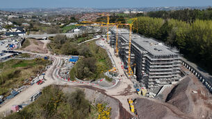 <p> One- and two-bedroom apartments under construction by CAIRN in Douglas, Cork. The recently announced reduction in the minimum size requirement for apartments and other deregulations to increase the number of allowable units per core proves that the Custom House is listening to expert and experienced advice from the construction industry. Picture: Larry Cummins</p>