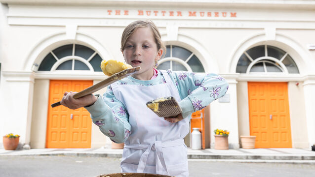 <p>Clíona Harte making butter in the Butter Museum, which is one of 35 buildings which will open its doors to the public on August 16 as part of Cork Heritage Open Day. Picture: Darragh Kane</p>